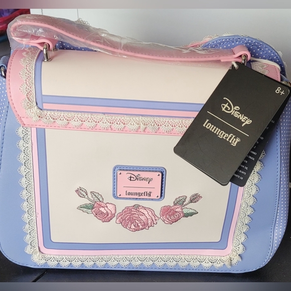 Minnie Mouse Floral and Lace Crossbody Bag - Picture 3 of 5